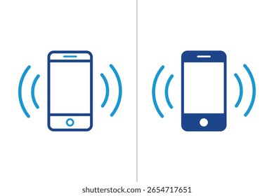 Tocando ícone de smartphone ilustração de vetor