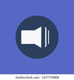 
Icono de sonido de llamada. diseño de iconos vectoriales de volumen