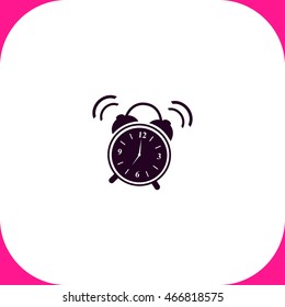 Ringing vector icon on white background.