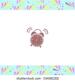 Ringing vector icon on white background. Isolated illustration. Business picture.