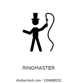 ringmaster icon. ringmaster symbol design from Circus collection. Simple element vector illustration on white background.