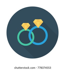 rings circle flat 