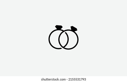 Rings circle vector logo design