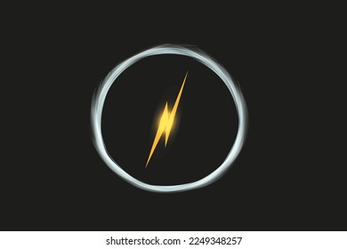 rings covered in translucent clouds of smoke. coiled smoke, Cyberpunk images, futuristic images. Realistic vector