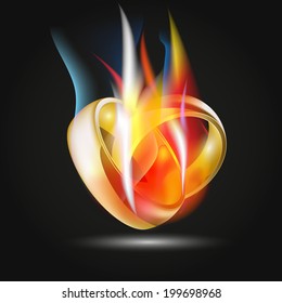 Rings in fire vector conception