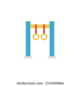 rings glyph flat vector icon