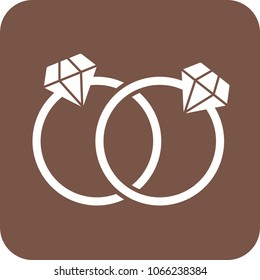 Rings, Gold Icon