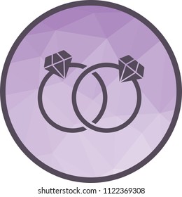 Rings, Gold Icon