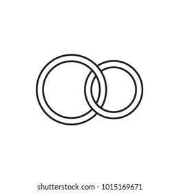 rings icon illustration isolated vector sign symbol