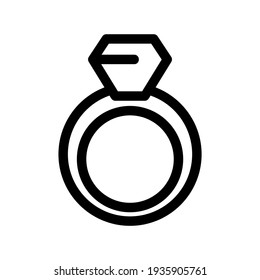 rings icon or logo isolated sign symbol vector illustration - high quality black style vector icons
