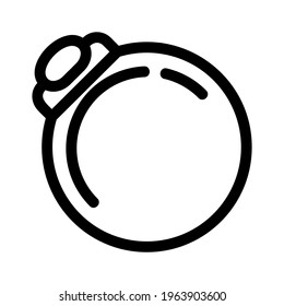 rings icon or logo isolated sign symbol vector illustration - high quality black style vector icons
