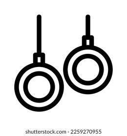rings icon or logo isolated sign symbol vector illustration - high quality black style vector icons