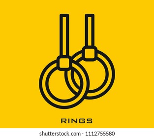 Rings icon signs