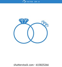 rings icon, vector best flat icon, EPS