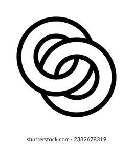 Rings Icon Vector Symbol Design Illustration