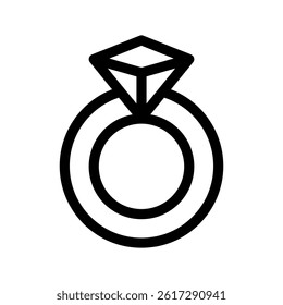 Rings Icon Vector Symbol Design Illustration