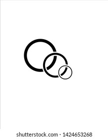 rings icon,vector best flat icon.