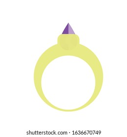 Rings simple clip art vector illustration