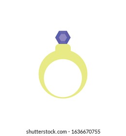 Rings simple clip art vector illustration