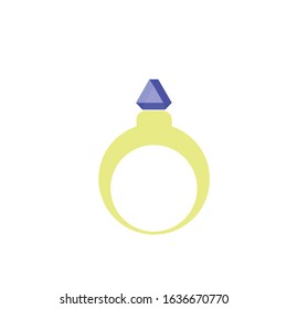 Rings simple clip art vector illustration