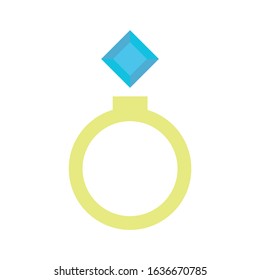 Rings simple clip art vector illustration