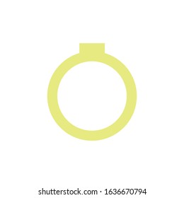 Rings simple clip art vector illustration