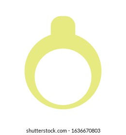 Rings simple clip art vector illustration