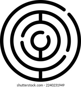 anillos Ilustración vectorial en un fondo transparente. Símbolos de calidad superior. Iconos vectoriales de línea delgada para el diseño de conceptos y gráficos.