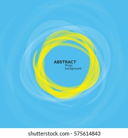 rings, vector, oval, technology, internet