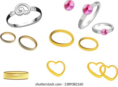 rings for woman souvenir gift wedding rings.