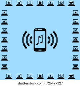 Ringtone vector icon