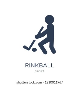 rinkball icon. Trendy flat vector rinkball icon on white background from sport collection, vector illustration can be use for web and mobile, eps10