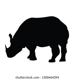 RINO, BIG RINO silhouette, Vector
