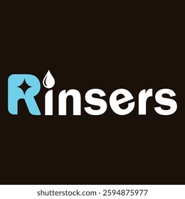 Rinsers Cleaning company logo design 