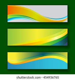 Rio 2016 abstract colorful pattern. Summer color of Olympic games 2016 - Green, orange, yellow, blue. Color shapes and lines. Summer Sport Brazil background. For Art, Print, web design advertising.