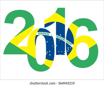 Rio 2016, brazil text