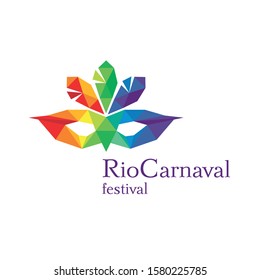 Rio carnaval logo. Carnival festival