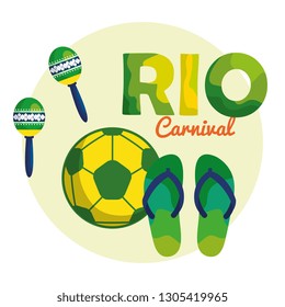 rio carnival brazilian card