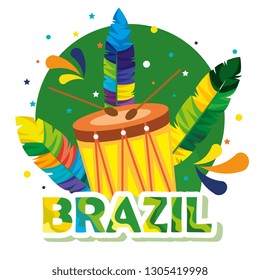 rio carnival brazilian card