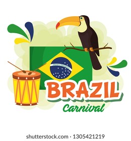 rio carnival brazilian card