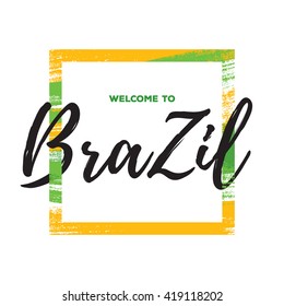 Rio de janeiro 2016 Brazil abstract colorful background vector illustration. Good for advertising design.