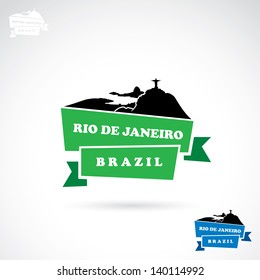 Rio De Janeiro banner - vector illustration