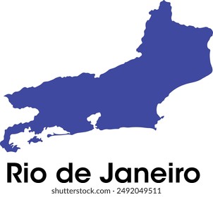 rio de janeiro brazil map