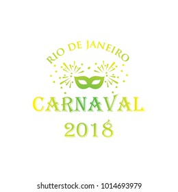 rio de janeiro carnaval vector