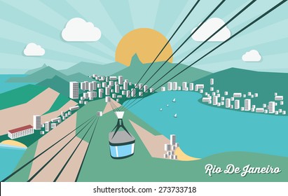 Rio de Janeiro - vector illustration