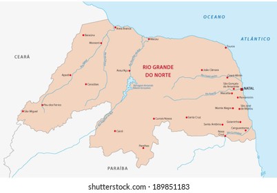 Rio Grande Do Norte Map