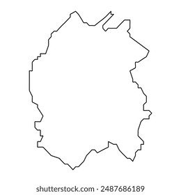 Rio Grande map, administrative division of Puerto Rico. Vector illustration.