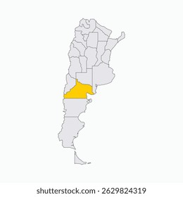 Rio Negro, destaque no mapa da Argentina