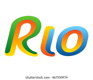 Rio symbol vector illustration isolated on white