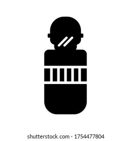riot police icon or logo isolated sign symbol vector illustration - high quality black style vector icons
